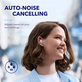 Space A40 earbuds in-ear fit during activity for secure wear