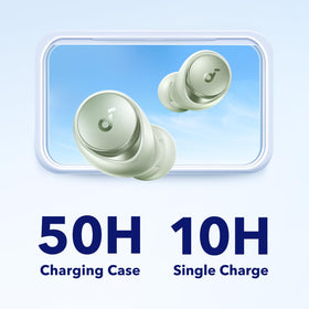 Soundcore Space A40 LDAC Hi-Res mode active for detailed wireless sound