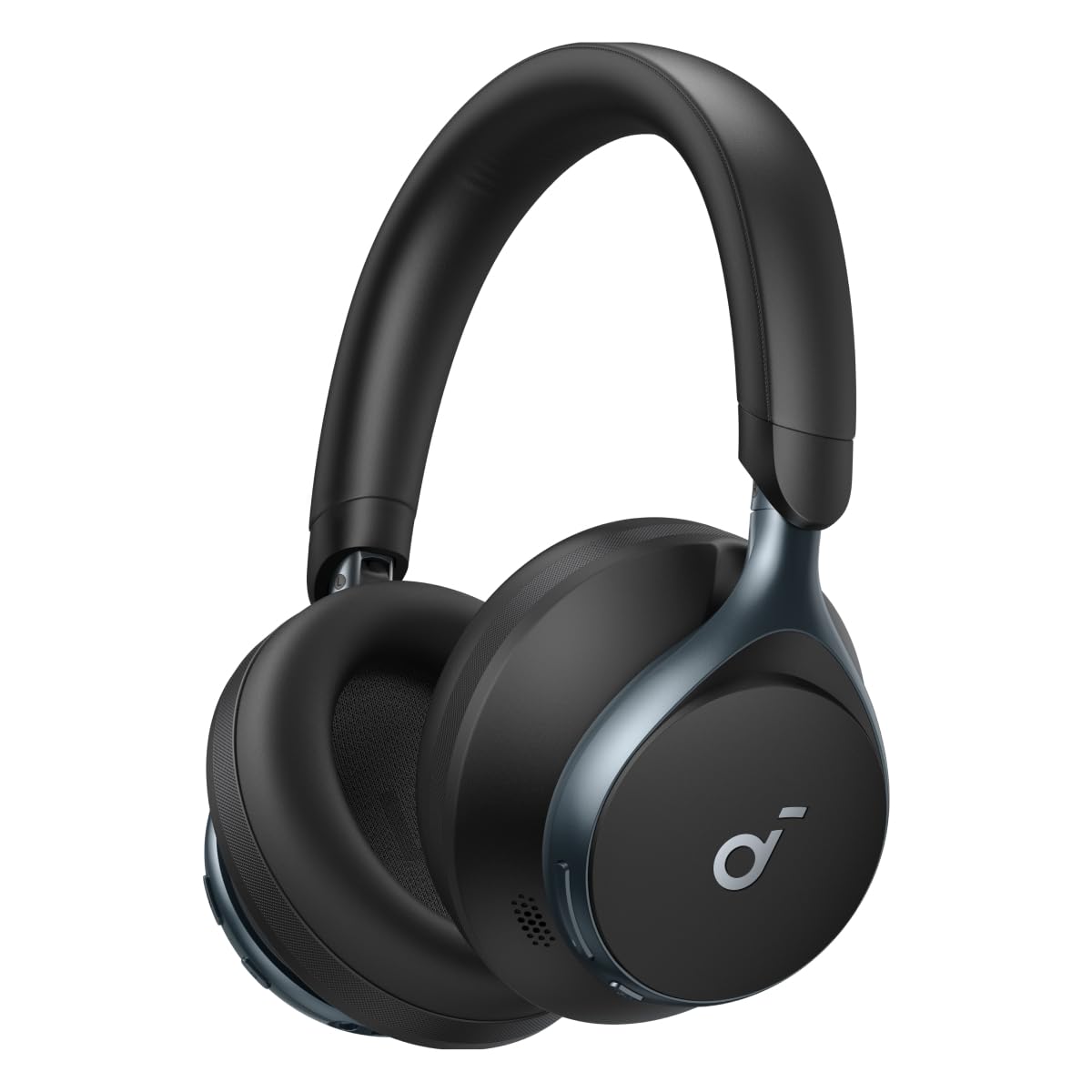 Soundcore Space One Abyss Black over-ear cups stay comfortable during long listening sessions.