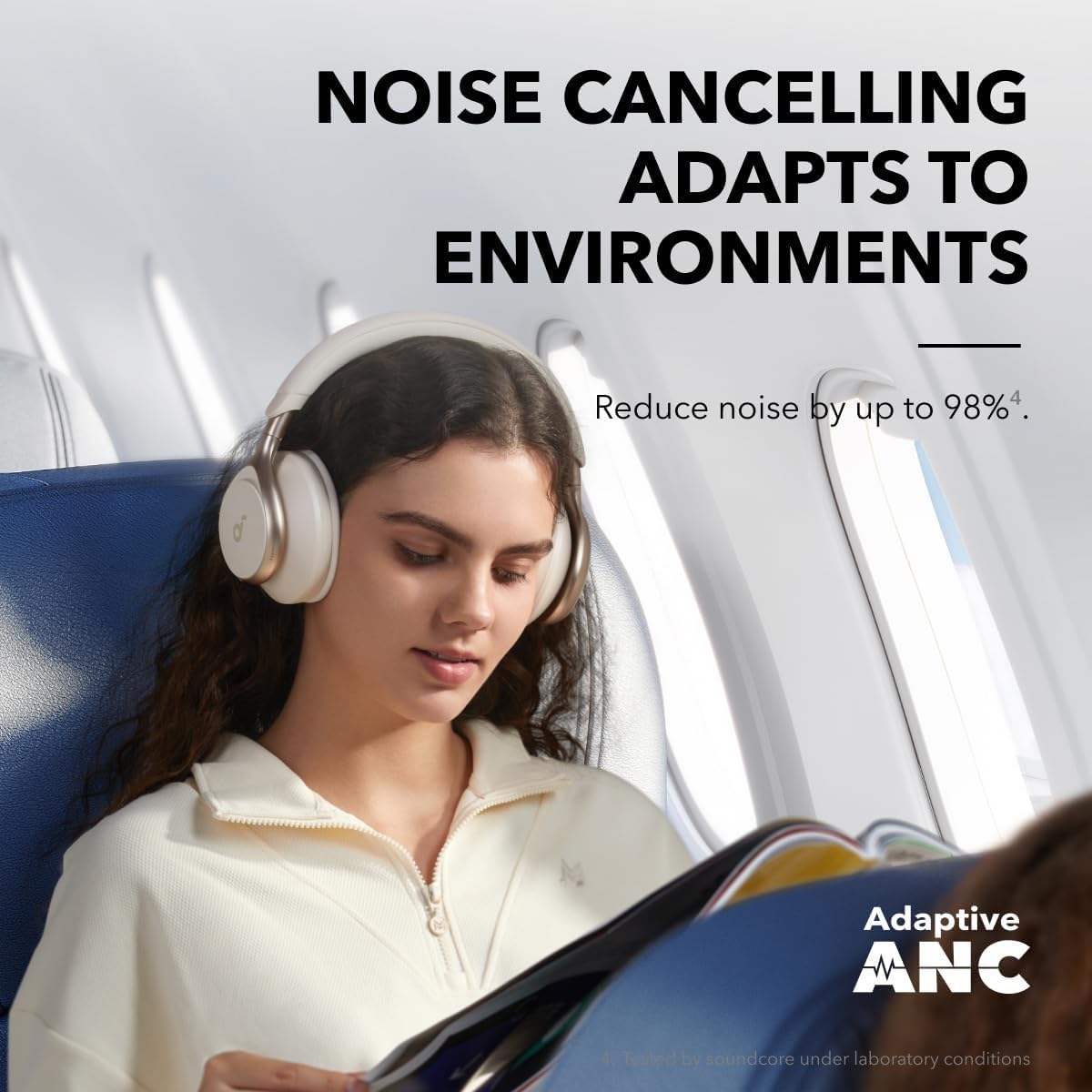 Space One ANC provides up to 40 hours of playback on the go