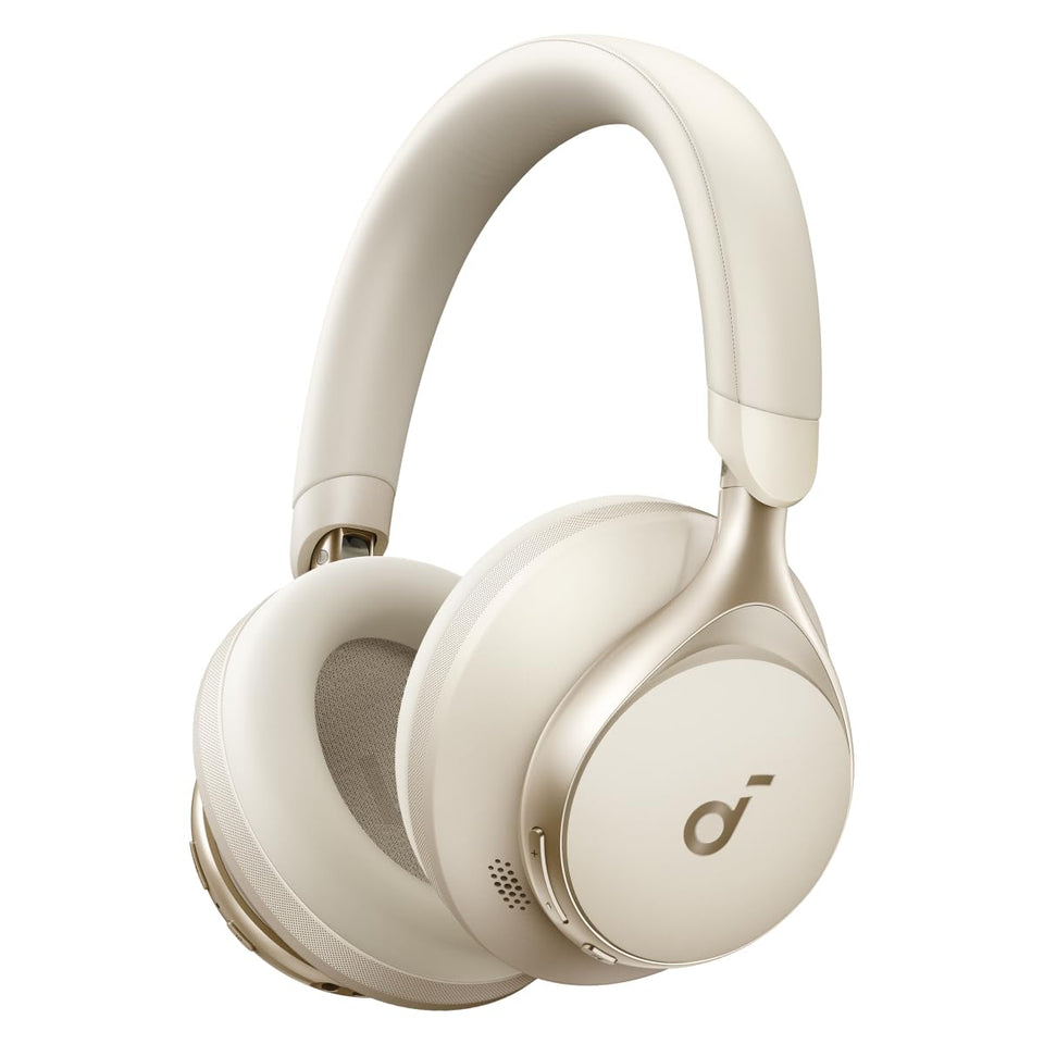 Soundcore Space One headphones angled view for comfortable daily wear.
