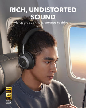 Space One Pro offers up to 60 hours of playback with ANC off.