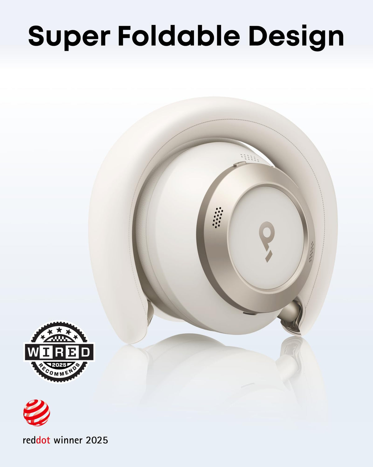 Soundcore Space One Pro worn with all-day comfort on the ears