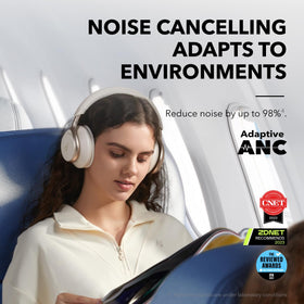 Soft Space One ear cups ensuring comfortable, long listening sessions.