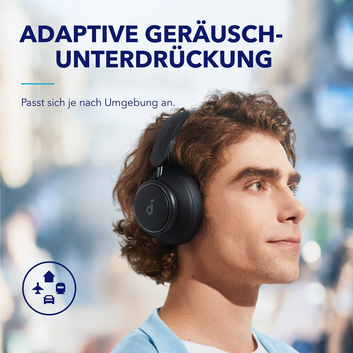 Space Q45 offers up to 50 hours of ANC playback on a single charge.