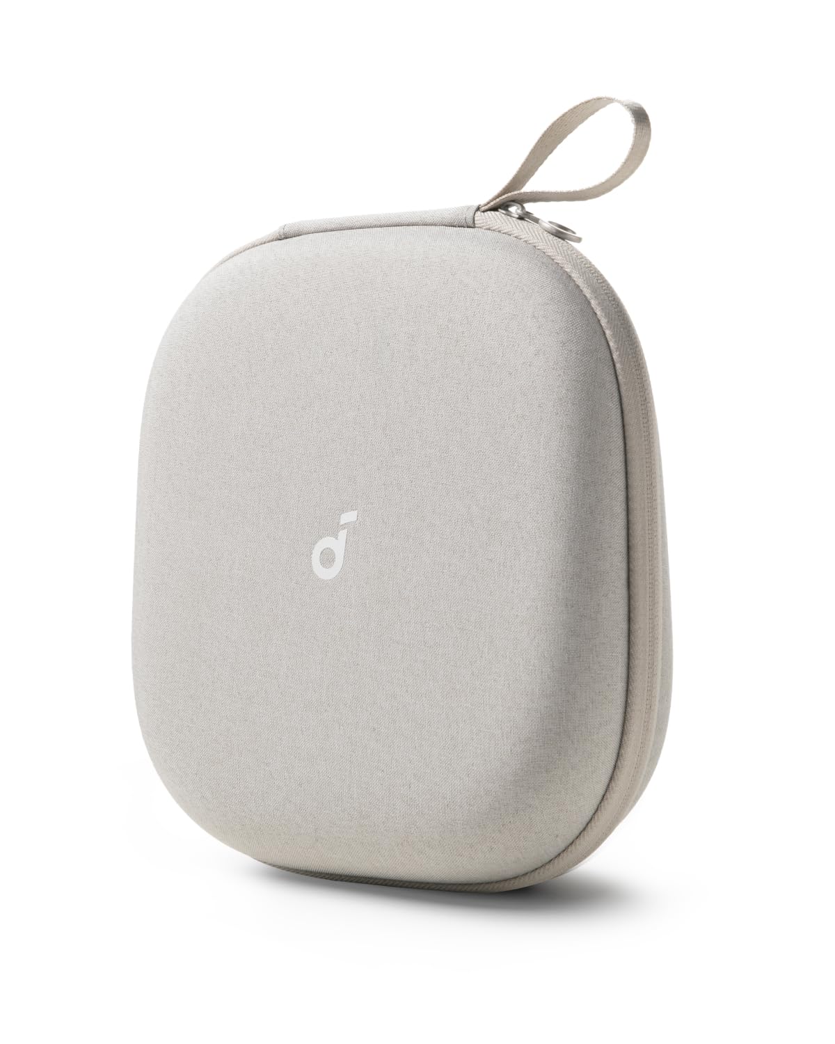 soundcore Stone White front view showing protective shell and sleek look benefits protection