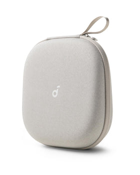 soundcore Stone White front view showing protective shell and sleek look benefits protection