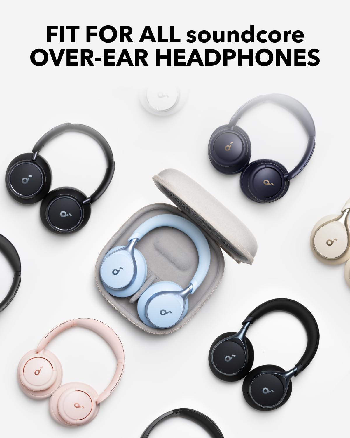 soundcore open interior with mesh pocket organizing cables and accessories for convenience