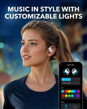 Soundcore V20i with water droplets showing IP55 resistance benefit
