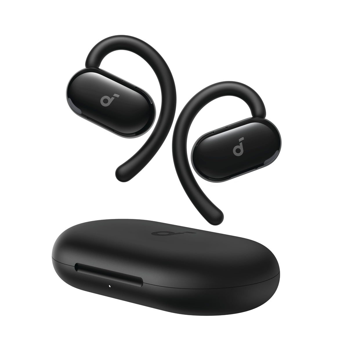 Soundcore V20i open-ear design for comfortable listening with ambient awareness.