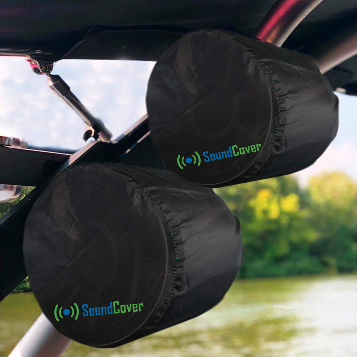 SoundCover base drainage eyelets for water drainage and moisture control