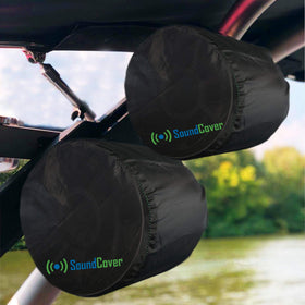 SoundCover elastic drawcord with locking button for a secure fit