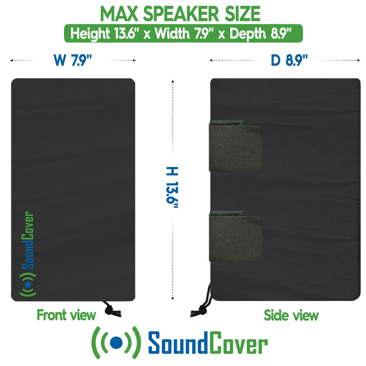 SoundCover UV coating close-up shows UV50+ protection for outdoor speakers