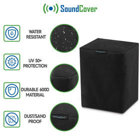 SoundCover close-up of back zipper providing quick access for wall-mounted Sonos speakers