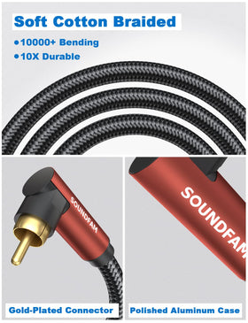 SOUNDFAM cable flexibility shown during bend test for long-lasting durability