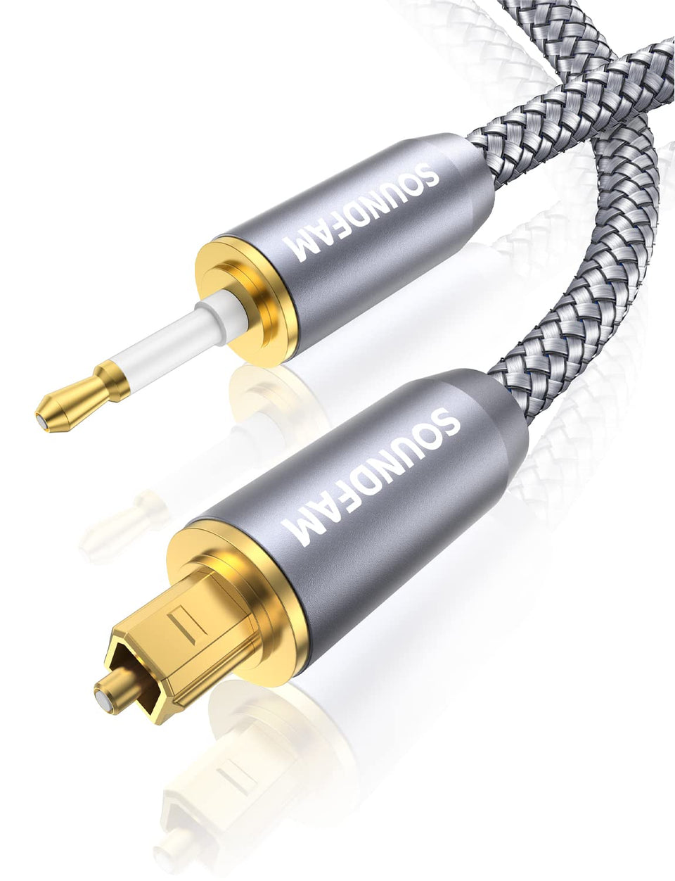 SOUNDFAM front connector view showing secure digital contact and reliable audio