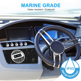 SOUNDKITS marine radio waterproof IPX5 protects against water and salt spray