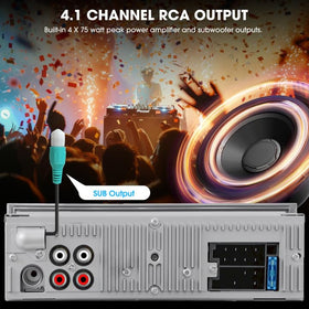 SOUNDKITS retro radio AM FM tuner with USB/aux delivers versatile listening.