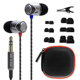SoundMAGIC E10 ear tips seal in sound for better focus.