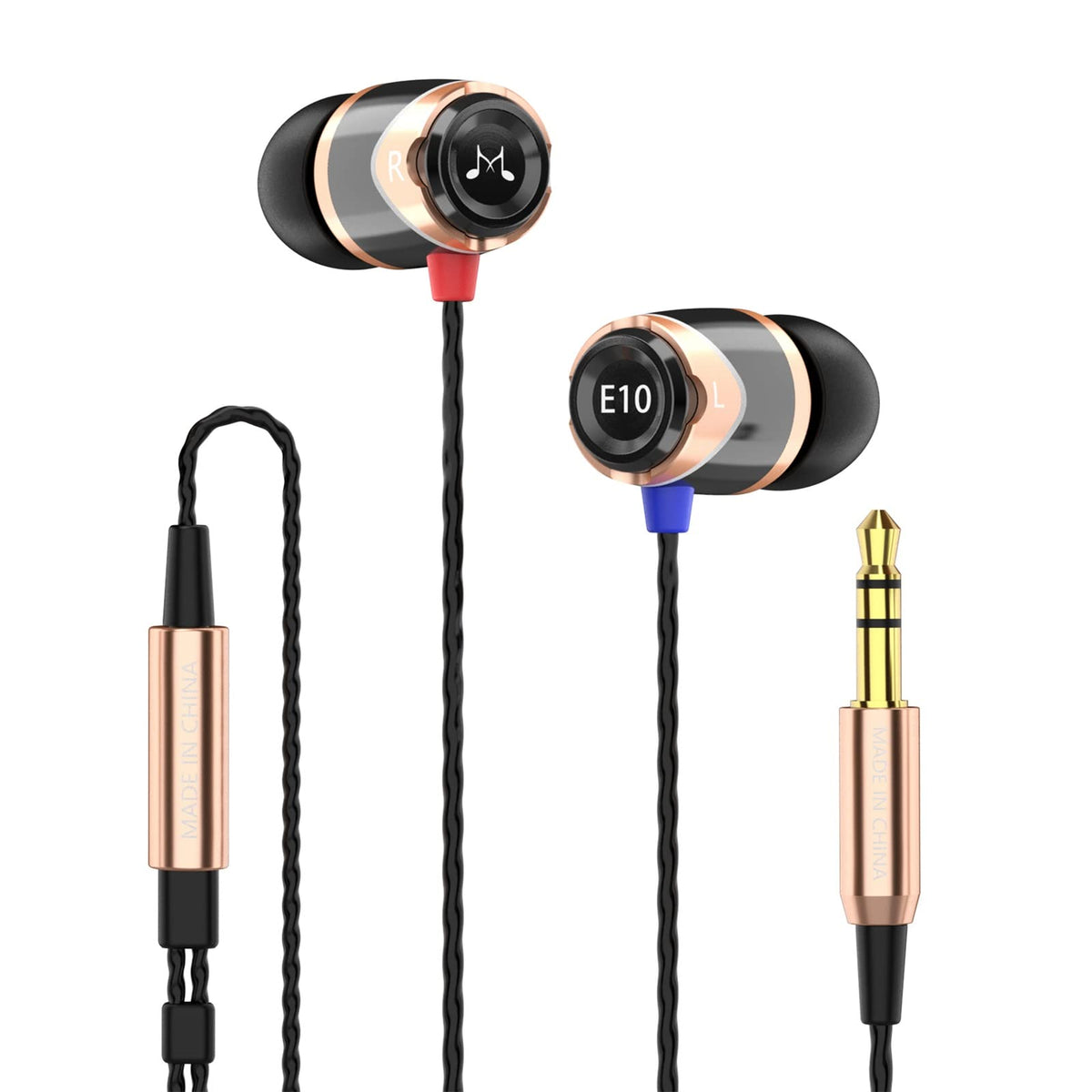 SoundMAGIC E10 metal housing enhances durability for daily listening.