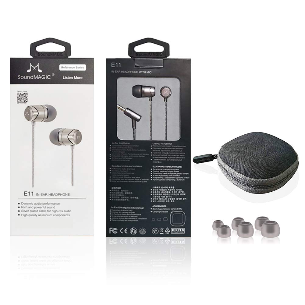 SoundMAGIC earbuds worn commuting demonstrating comfort and noise isolation benefit