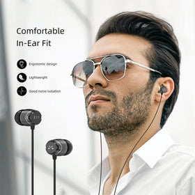 SoundMAGIC E11 used by a commuter in transit showcasing isolation and everyday usability