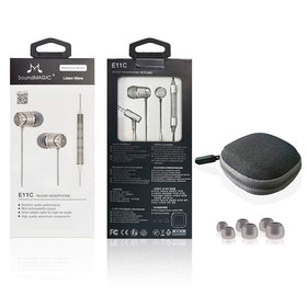 SoundMAGIC earbuds in commuter setting showing noise isolation benefit in transit