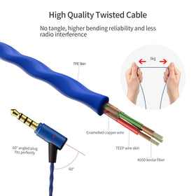 SoundMAGIC angled gold‑plated 3.5mm jack for secure connection and low distortion