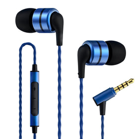 SoundMAGIC E80C front view in blue showing sleek metal finish and durable build