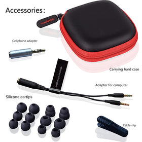 SoundMAGIC inline microphone and remote for hands‑free calls and easy playback control