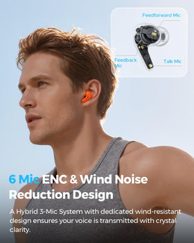 SoundPEATS C30 open charging case showcasing battery capacity and convenience