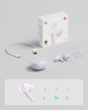 soundpeats C30 presented as a gift box showing feminine design and presentable packaging