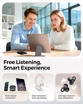 SoundPEATS Clip1 quick charge delivers 2 hours in 10 minutes