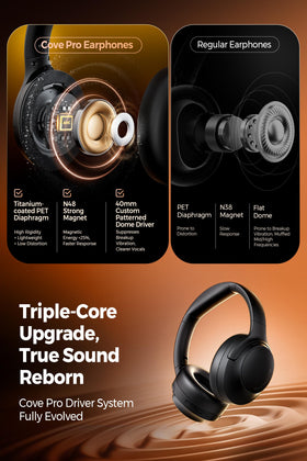 SoundPEATS Cove Pro Spatial Audio creates a wider immersive soundstage.