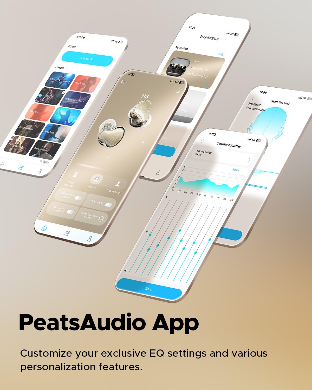 SoundPEATS H3 Bluetooth 5.4 delivers a stable wireless connection