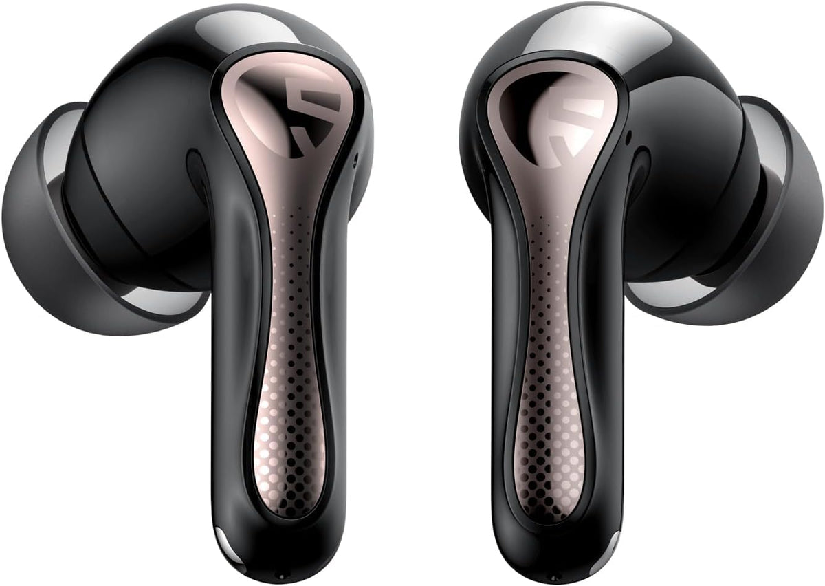 SoundPEATS Hi-Res earbud case close-up, portable charging for daily listening.