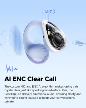 SoundPEATS earbuds next to phone showing compact size and portability