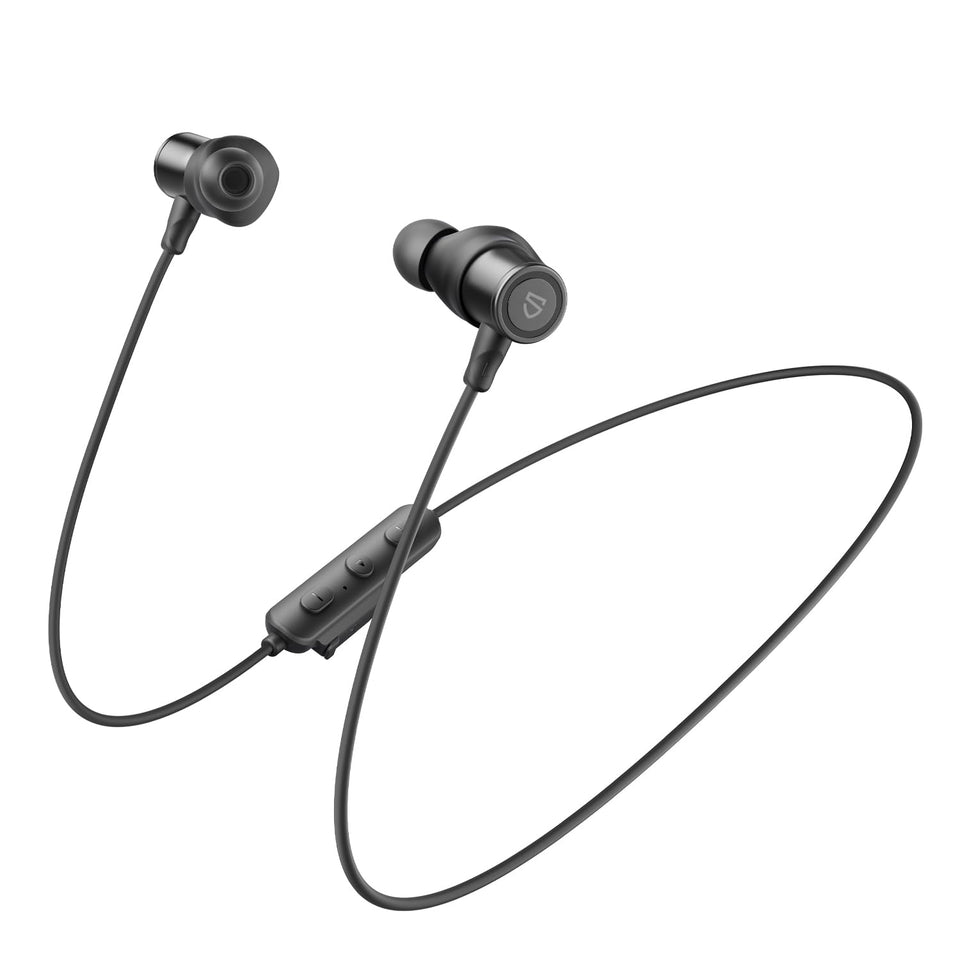 SoundPEATS Q40 HD front view neckband showing controls and fit for comfortable listening