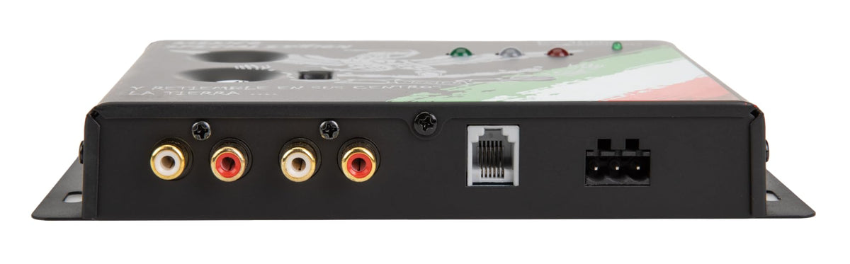 Soundstream BX-10MX controls close-up with tactile knobs for precise adjustment