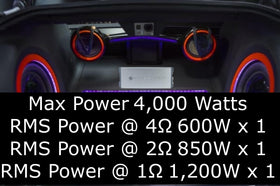 Soundstream RSM1.4000D heat sink ensures efficient cooling during demanding use.