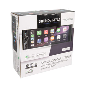 Soundstream VRCA1-72W universal single DIN fit simplifies installation