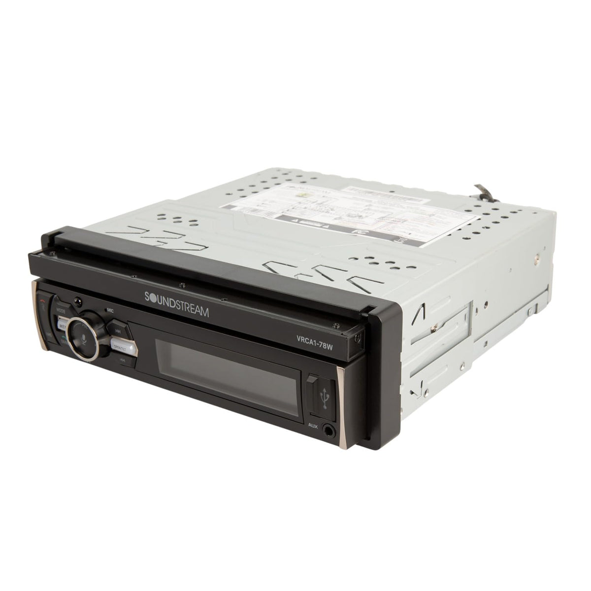 VRCA1-78W USB/SD media playback capability demonstrated.