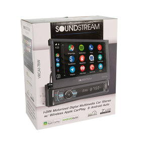 Voice control and navigation mapping with VRCA1-78W on the dashboard.