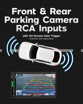 Soundstream VRCPAA-7DRM 7-inch capacitive touchscreen for quick menu access
