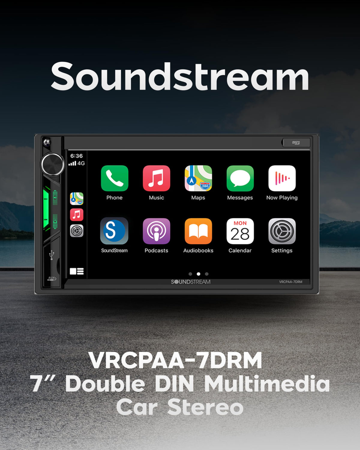 Soundstream VRCPAA-7DRM Android Auto integration enhances on-road connectivity