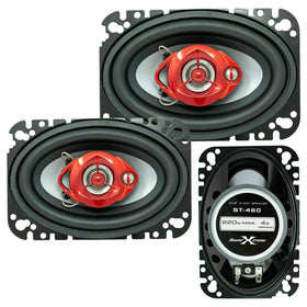 SoundXtreme ST-460 front view boosts midrange clarity for daily commutes.