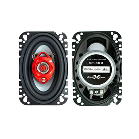 SoundXtreme ST-460 impedance 4-ohm label highlights efficient amplification.