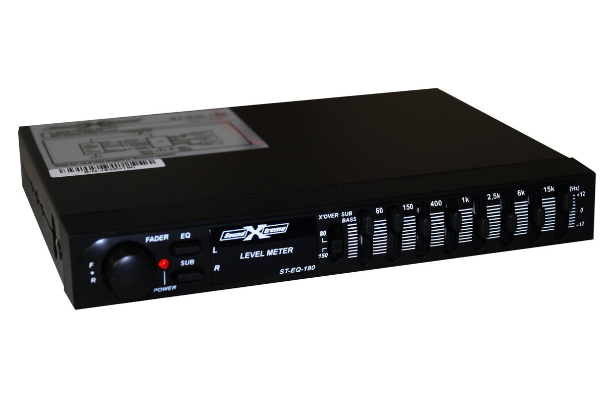 SoundXtreme front panel view with clear sliders for precise tone control