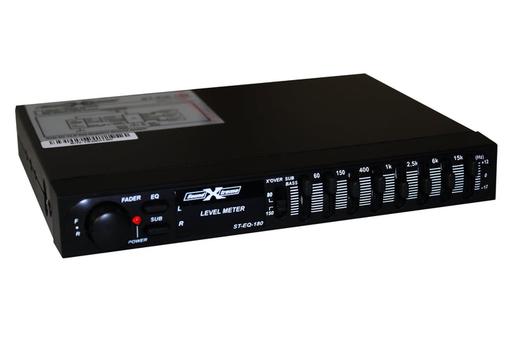 SoundXtreme front panel view with clear sliders for precise tone control
