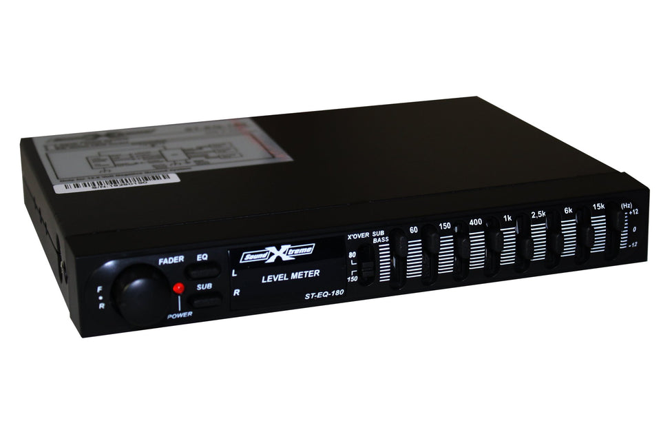 SoundXtreme front panel view with clear sliders for precise tone control